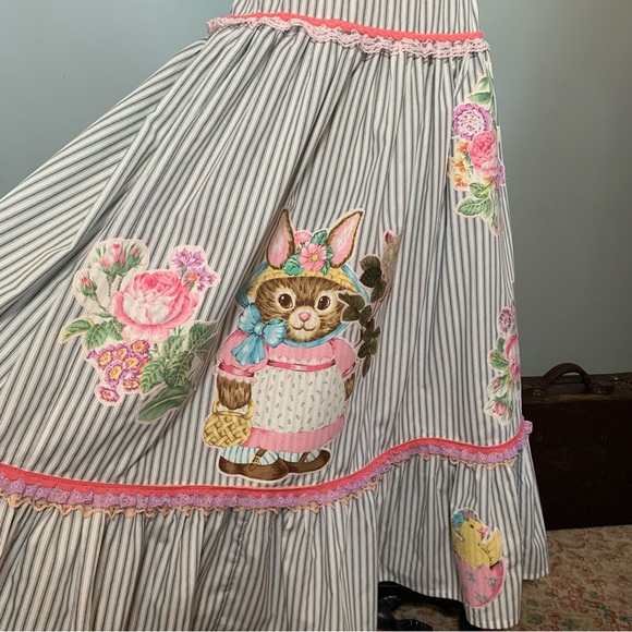 HANDMADE Sweet Coquette Full Boho Petticoat Skirt - Picture 4 of 13